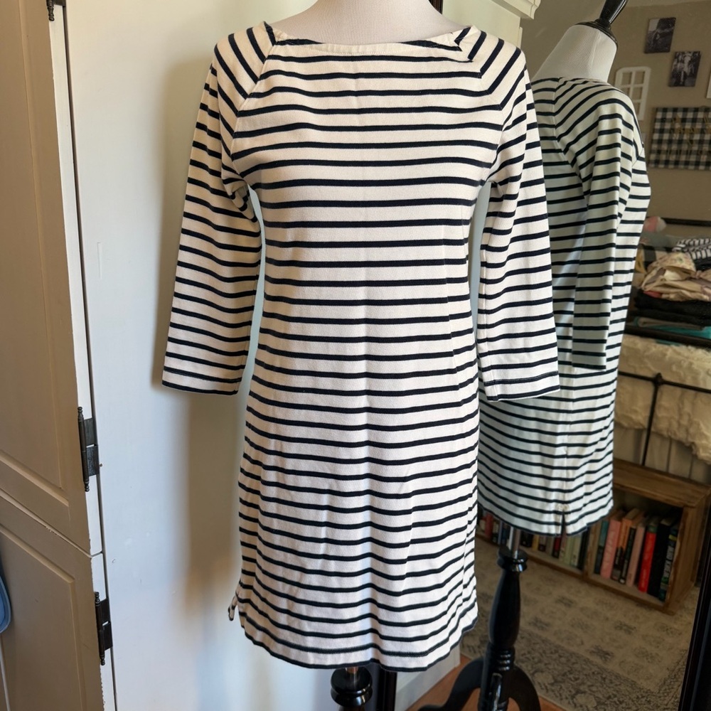 Gap Small Blue & White Striped Dress